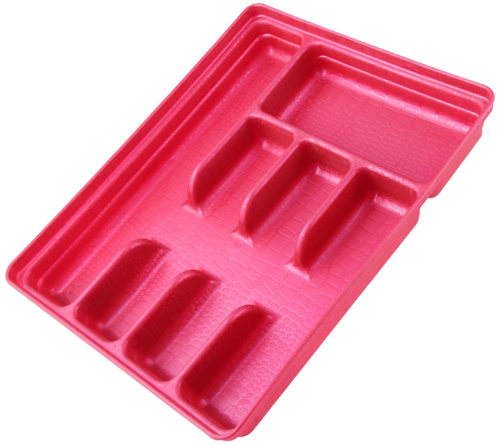 Red Leather Design Utensil Organizer (24 pcs/ctn)