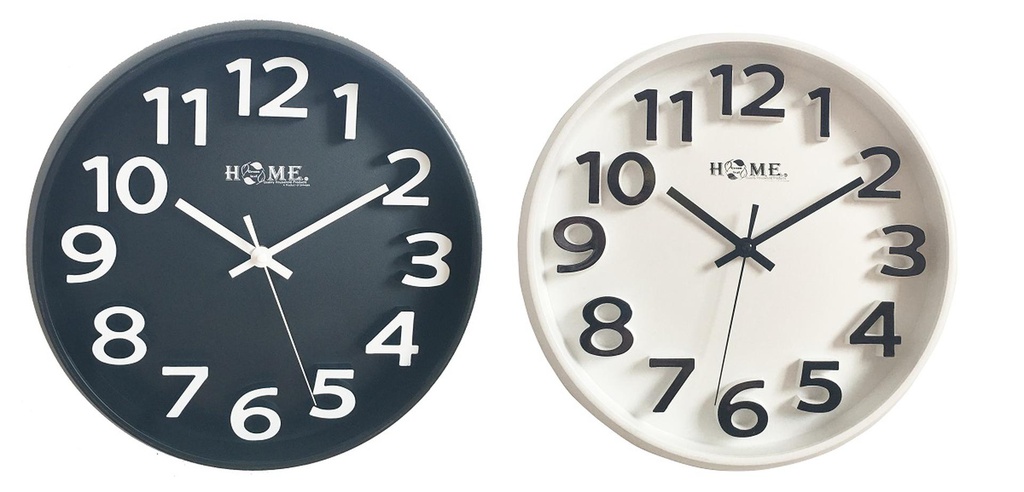 13.2" Round Wall Clock (6 pcs/ctn)