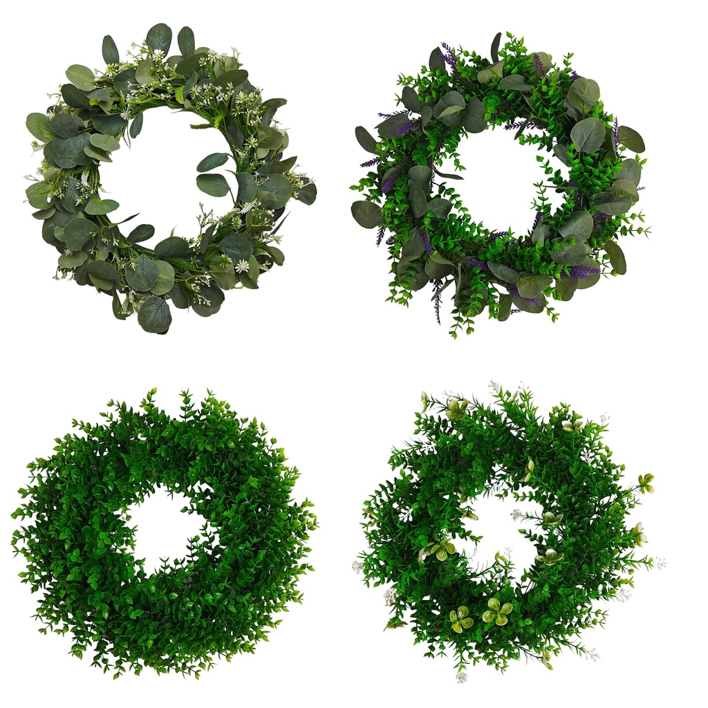 42cm Apple Leaf Wreath (30 pc/ctn)