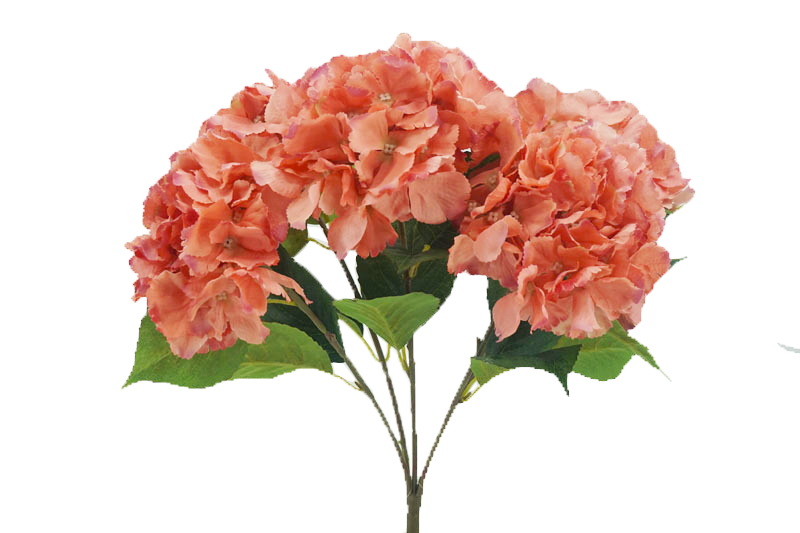 5 pc Hydreagea Bush Set, Green Blue (24 set/ctn)