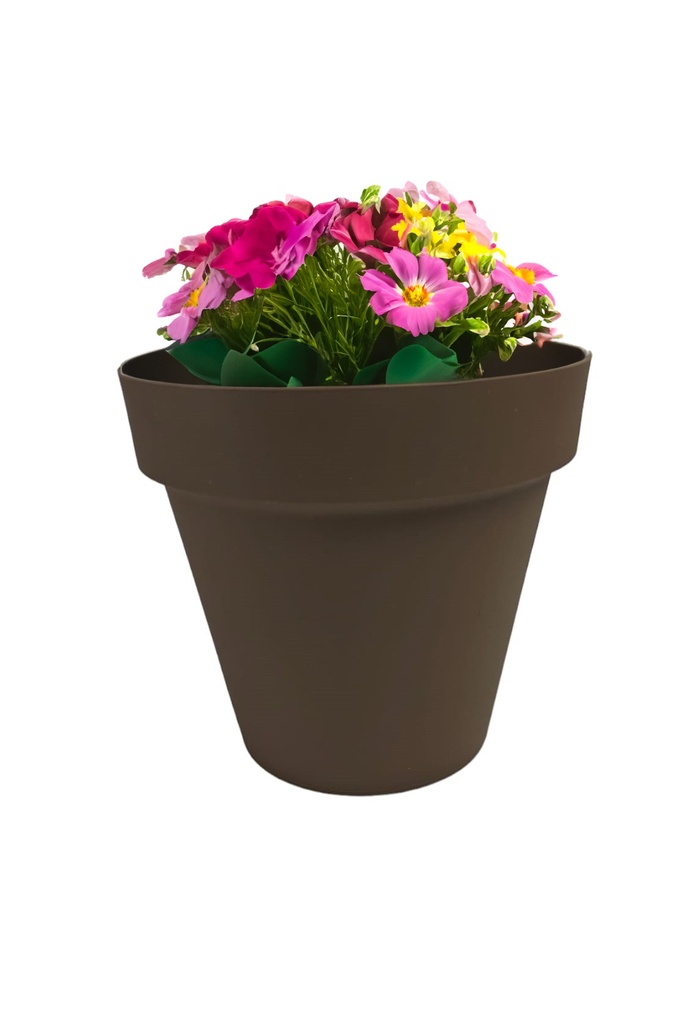 3L Flowerpot, Brown (40 pc/ctn)
