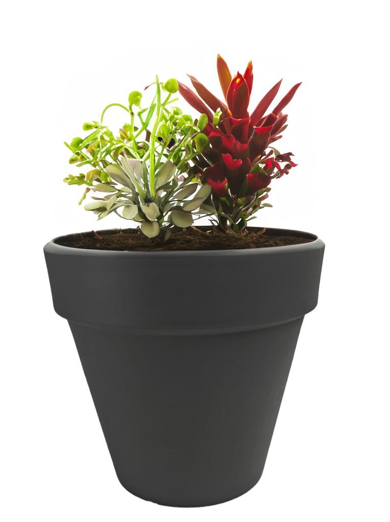 10LT Flower Pot, Grey (10 pc/bag)