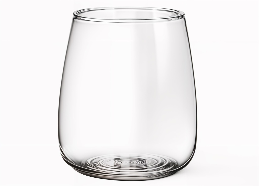Clear Glass Vase, H8.9"xD7.5",  22.7x19cm (4 pc/ctn)