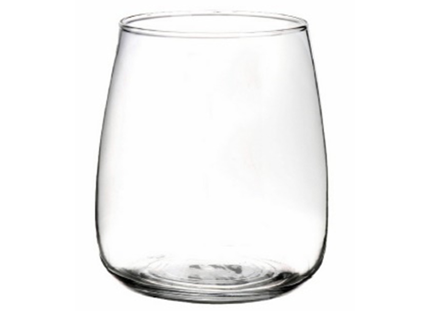 Clear Glass Vase, H6.7"xD5.5",  17x14cm (6 pc/ctn)