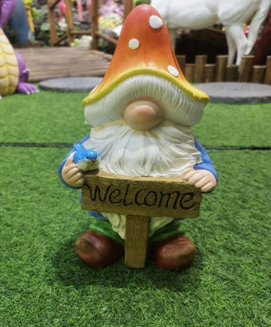 Resin Santa Claus 16x13x29cm