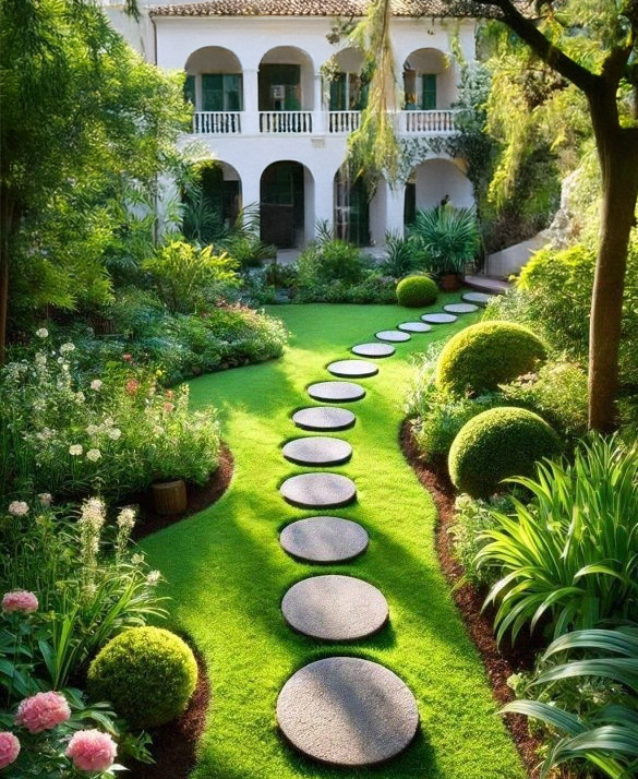 30x30x2cm Garden Stepping  Stone (12 pcs /Resin)