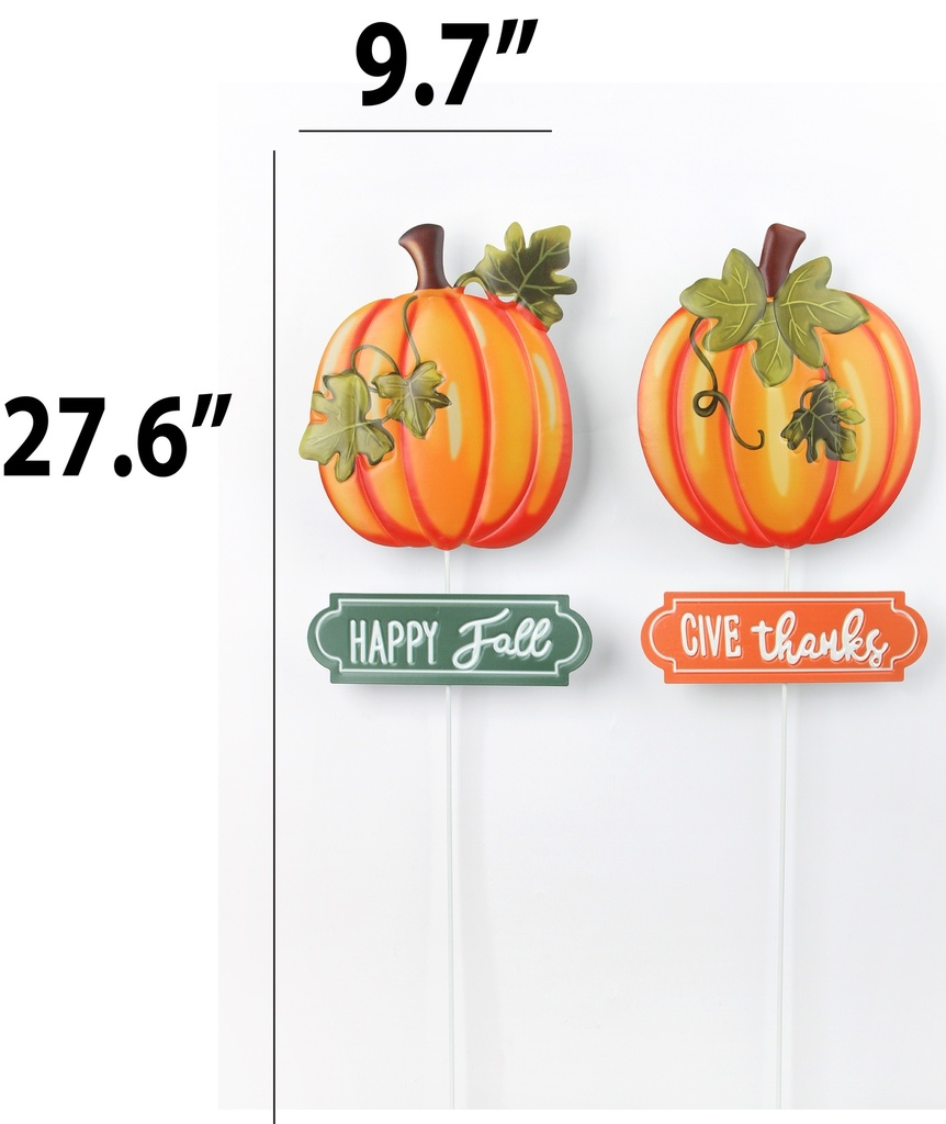 Harvest Pumpkin Yard State, 9.4"x27.6"(24X70CM) (24 pc/ctn)
