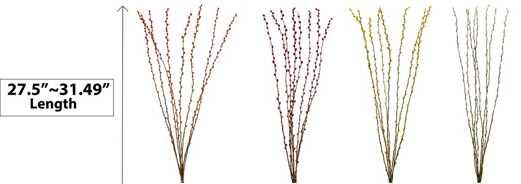8 pc Pussy Willow bundle,70~80cm (36 pc/ctn)