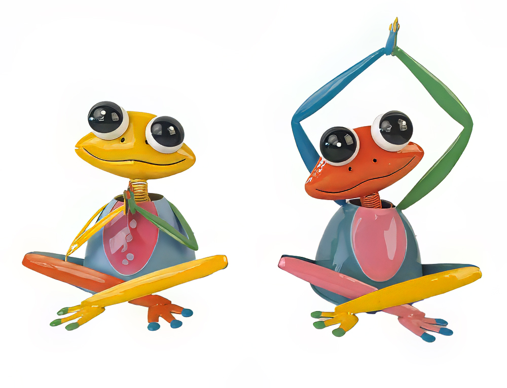Metal Frog Decoration (12 pcs/ctn)