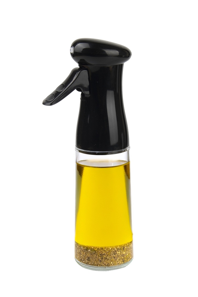 Glass Oil Spray Bottle, 200ml, 7.7"x2.2"(19.5x5.5x4.5cm) (72 pc/ctn)