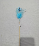 Blue Eggs with Feathers on a Stick, 35cm (1200 pcs/ctn)