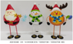 Metal Christmas Decor, 15x5x27cm (1PC/opp bag
24PCS/CTN)