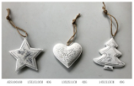 Metal Christmas Hanging, 15x1x13cm
13x2x11cm
14x1x15cm (1PC/opp bag
48PCS/CTN)