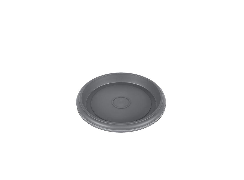 4.125" Flowerpot Tray, Grey (10 pc/ctn)
