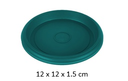 4.75" Flowerpot Tray, Green (10 pc/ctn)