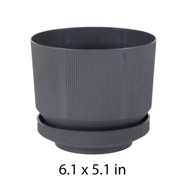 1.7LT Lux Pot Flower Pot, 155X130mm (60 pc/ctn)