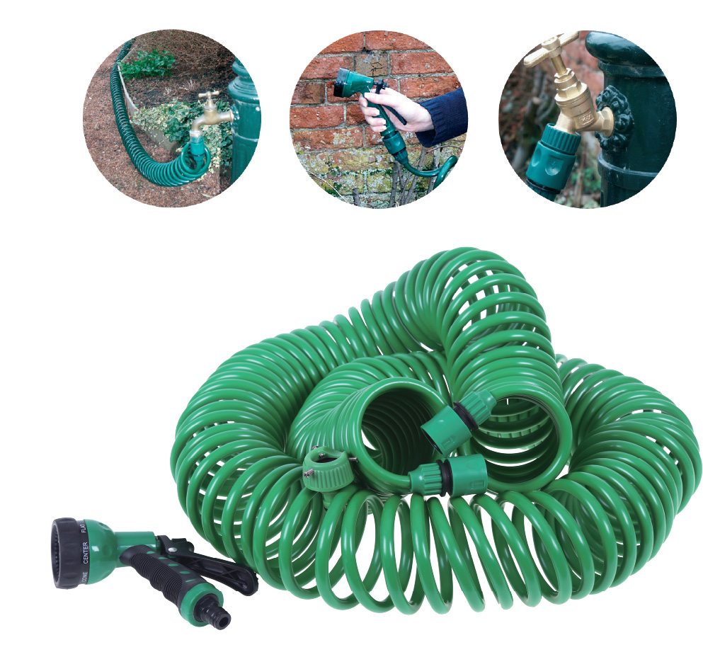 100FT Expandable Hose, with Spray Nozzle & Valve (8 set/ctn)