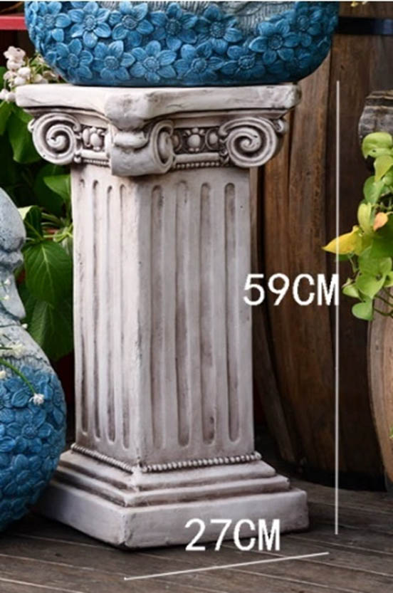 Metal Roman Column Base, 27x27x59cm (1 pc/ctn)
