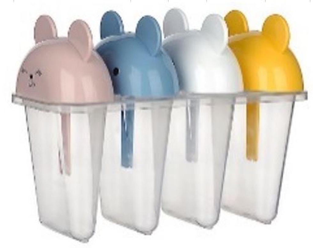 4pc Funny Animals Popsicle Mold (24 sets/ctn)