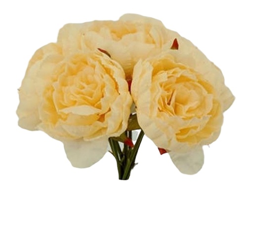 [FL6023-BG] 7 head Peony Bouquet Set, 25 cm (24 set/ctn)