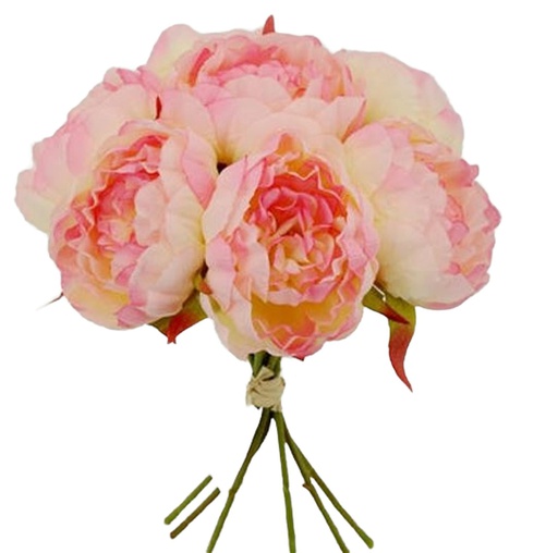 [FL6023-PK] 7 head Peony Bouquet Set, 25 cm (24 set/ctn)
