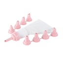 9 pc Cake Decorator w Additional Pattern Nozzles (24 pcs/ctn