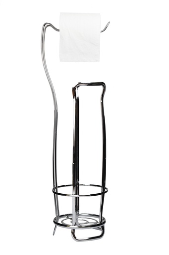 [18103] 25.5" Chrome Plated Standing Toilet Paper Holder (12 pcs/ctn