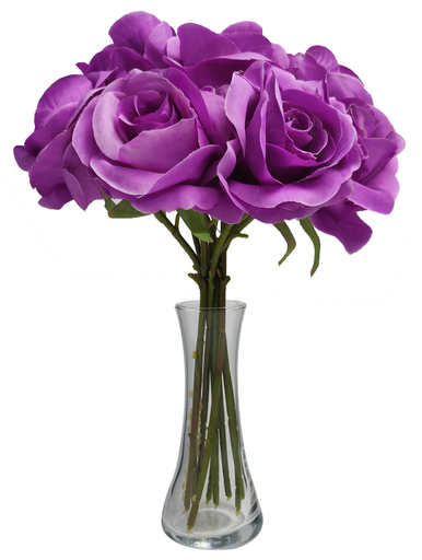 [FL6666] 9 pc Rose Bouquet Set (24 set/ctn)