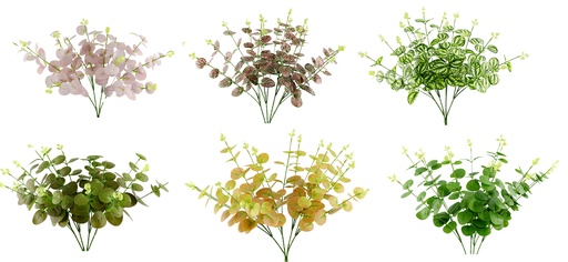 [FL8010] 50cm Eucalyptus Leave Branch (192 pc/ctn)