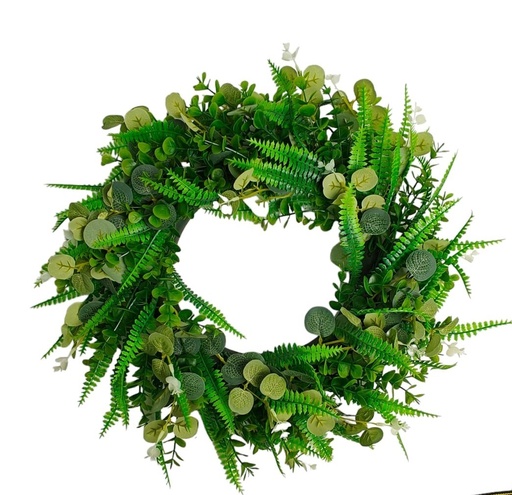 [FL8500] 50cm Eucalyptus Wreath (30 pc/ctn)