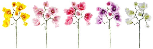 [FL6152] 56cm Magnolia Flower, 4 Flower + 6 Buds  (288 set/ctn)