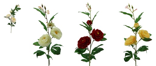 [FL6503] 90cm 3 Headed Tea Rose (240 pc/ctn)