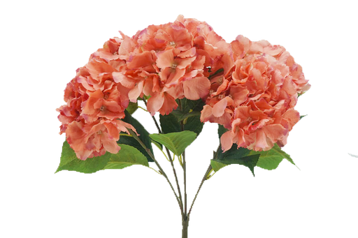 [FL6506-GB] 5 pc Hydreagea Bush Set, Green Blue (24 set/ctn)