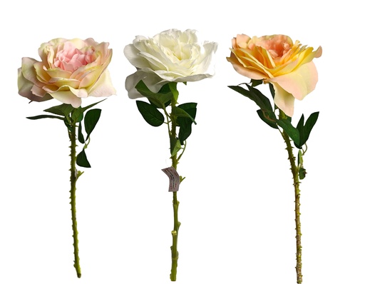 [FL6611] 48cm Stem Big Rose (240 pcs/ctn)