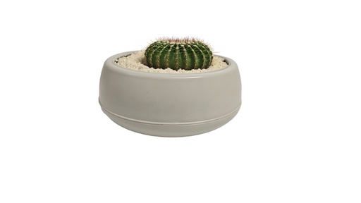 [FL0141BG] 0.86LT Arrangement Flower Pot, Off White (30 pc/ctn)