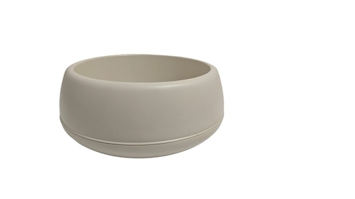 [FL0142BG] 2LT Arrangement Flower Pot, Off White (20 pc/ctn)