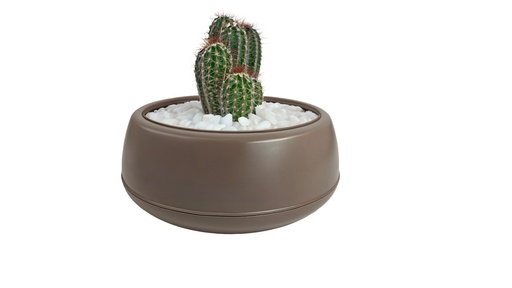 [FL0142BR] 2LT Arrangement Flower Pot, Mocha (20 pc/ctn)