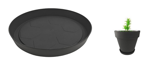 [FL0155GYT] Tray for 46 LT Flower Pot , Grey (10 pc/bag)