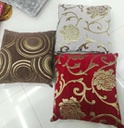 17" Flower Pattern Throw Pillow, Mixed Colors (24 pcs/ctn)
