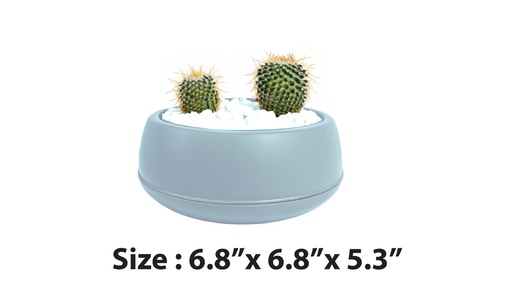 [FL0141BL] 0.86LT Arrangement Flower Pot, Sky Blue (30 pc/ctn)
