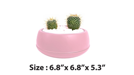 [FL0141PK] 0.86LT Arrangement Flower Pot, Rose Pink (30 pc/ctn)