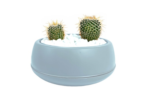 [FL0142BL] 2LT Arrangement Flower Pot, Sky Blue (20 pc/ctn)