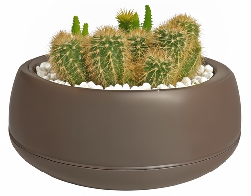 [FL0139BR] 4.8LT Arrangement Flower Pot, Mocha (10 pc/ctn)