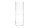 Clear Glass Vase, H13.8"xD3.7",  35x9.5cm (9 pc/ctn)