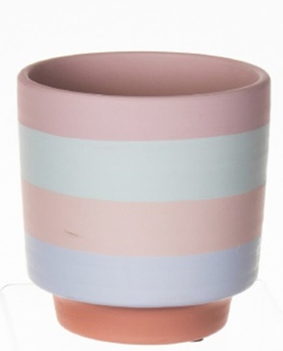 [FL0221] Multi Ceramics Flower Pot, H5.3"xD5.1",  13.5x13cm (12 pc/ctn)