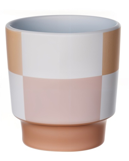 [FL0222] Multi Ceramics Flower Pot, H5.7"xD5.3",  14.5x13.5cm (12 pc/ctn)