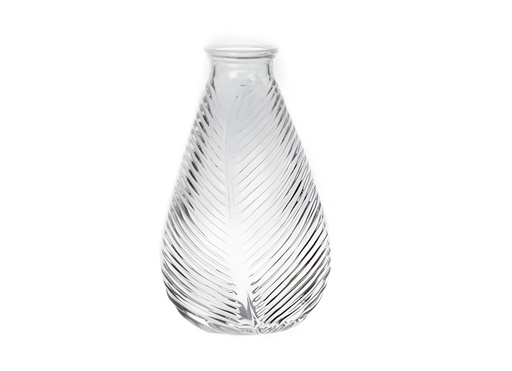 [GA2702] Clear Glass Vase, H9.1"xD5.5",  23x14cm (12 pc/ctn)