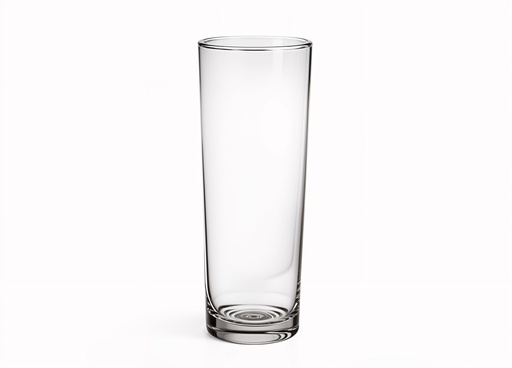 [GA2606] Clear Glass Vase, H9.4"xD3.7",  24x9.4cm (6 pc/ctn)