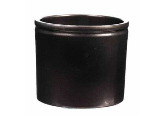 [FL0240] Bronze Ceramics Flower Pot, H4.9"xD5.5",  12.5x14cm (6 pc/ctn)