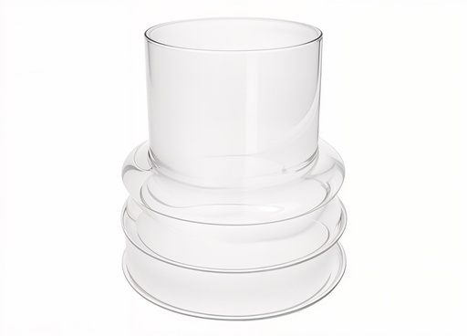 [GA2613] Clear Recycled glass Vase, H8.3"xD7.5",  21x19cm (4 pc/ctn)